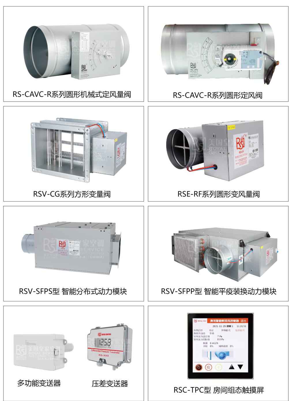 皇家空调平疫系列产品